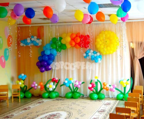Оформлення кульками Варіант №30 - Повітряні кульки на Випускний