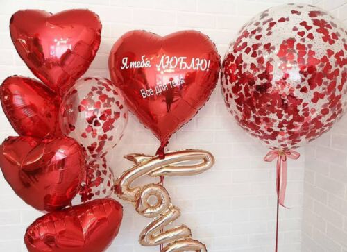 Композиція з кульок Love - Всі подарунки на 14 лютого